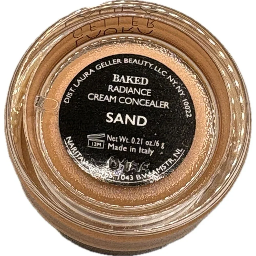 Laura Geller Baked Radiance Hydrating Reducing Dark Circles Cream Concealer-Sand